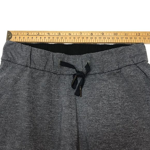 Lululemon On The Fly Pant Joggers Size 2 Heathered Black Gray Luxtreme W5ASSS - Picture 5 of 6